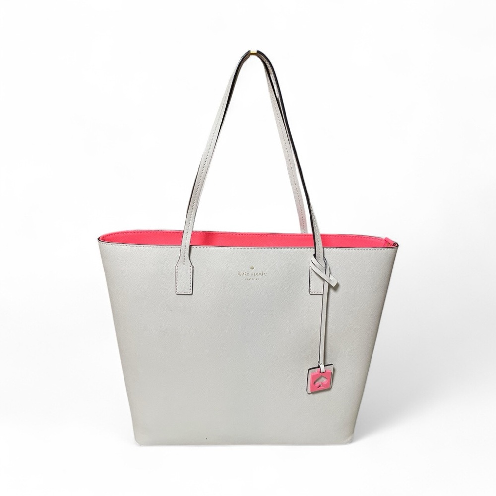 Kate Spade Abbey Street Karla in Cream and Hot Pink EUC - Picture 4 of 17